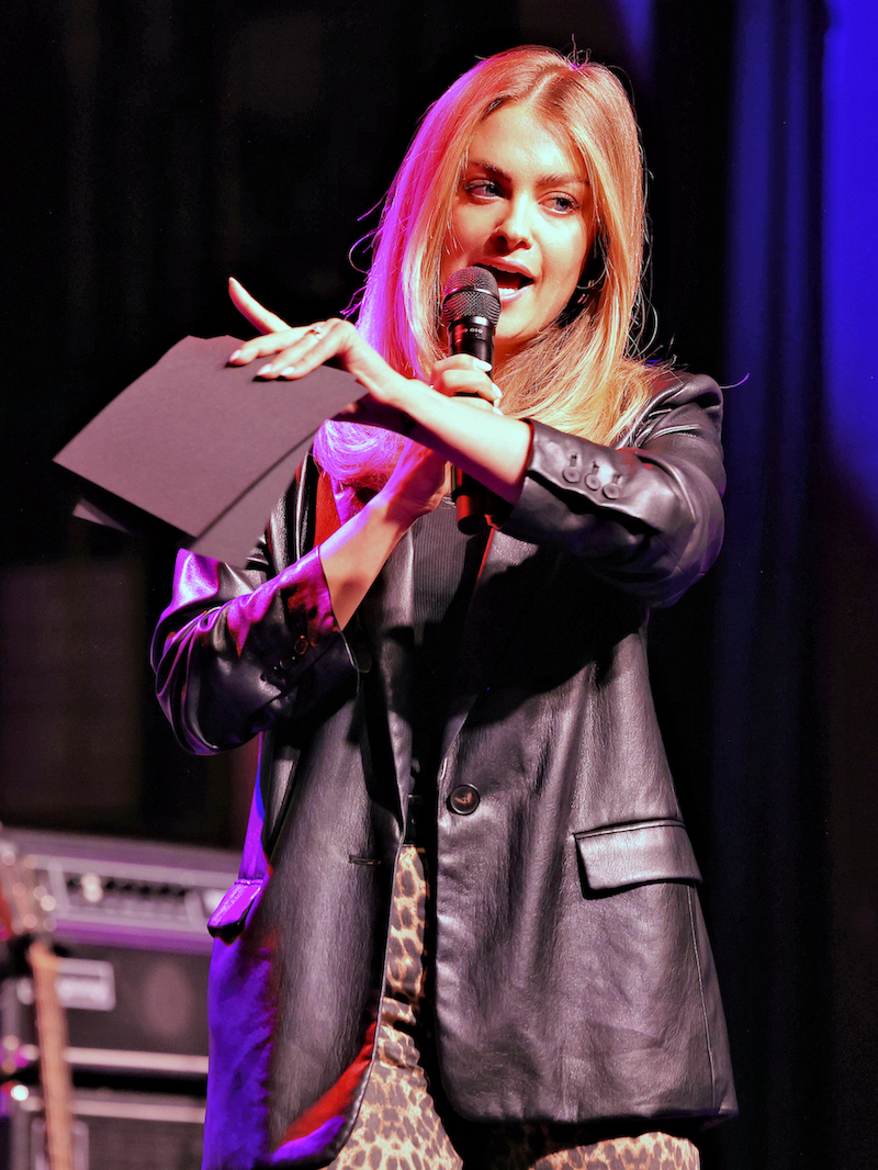 0 BFB Blues Festival Basel Moderation durch den Abend Jennifer Bosshard Foto by Daniel Schmid